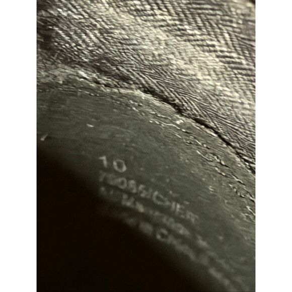 Maurices Women's 10 Cheri Black Faux Leather Wedge Ankle Booties Preppy - Picture 8 of 8